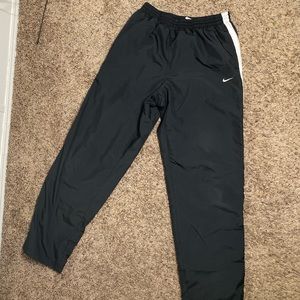 Vintage Early 2000s Nike Better World Swoosh Black Trackpants